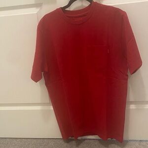 Supreme Classic Red Pocket Shirt